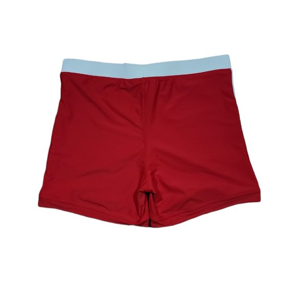 Teddlee Mens Red Short Swimsuit With Pockets (Size Us XL) - Picture 3 of 4